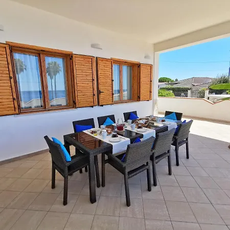 Villa Arenile: Beachfront Oasis With Private Sea Access Fontane Bianche